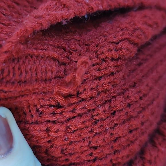 Bodycon Sweater Dress in Red - Picture 13 of 13